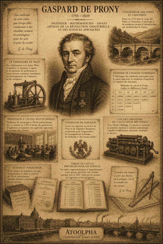 Gaspard de Prony, ingénieur et mathématicien