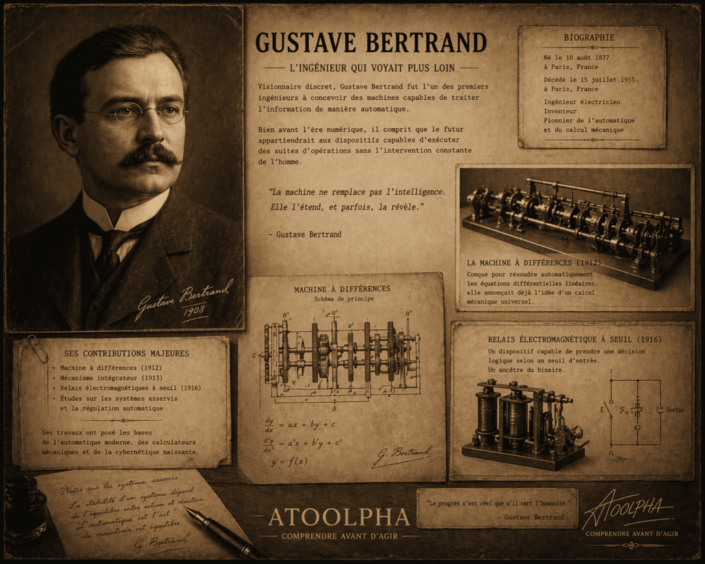 Gustave Bertrand, pionnier de l’automatique