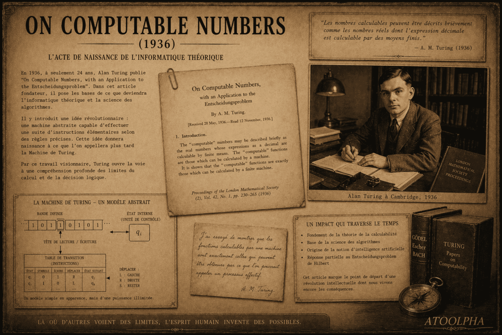 L'acte de naissance de l'informatique