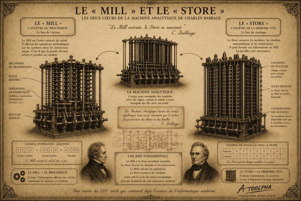 Les cœurs de la machine analytique