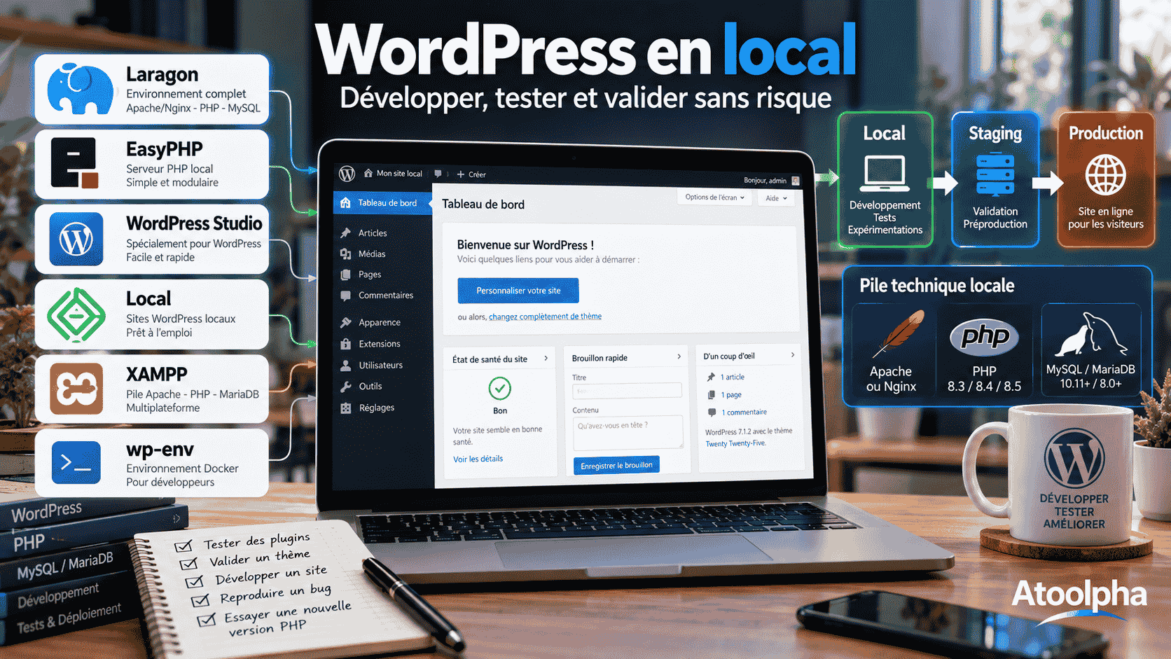 Développer WordPress en local sereinement