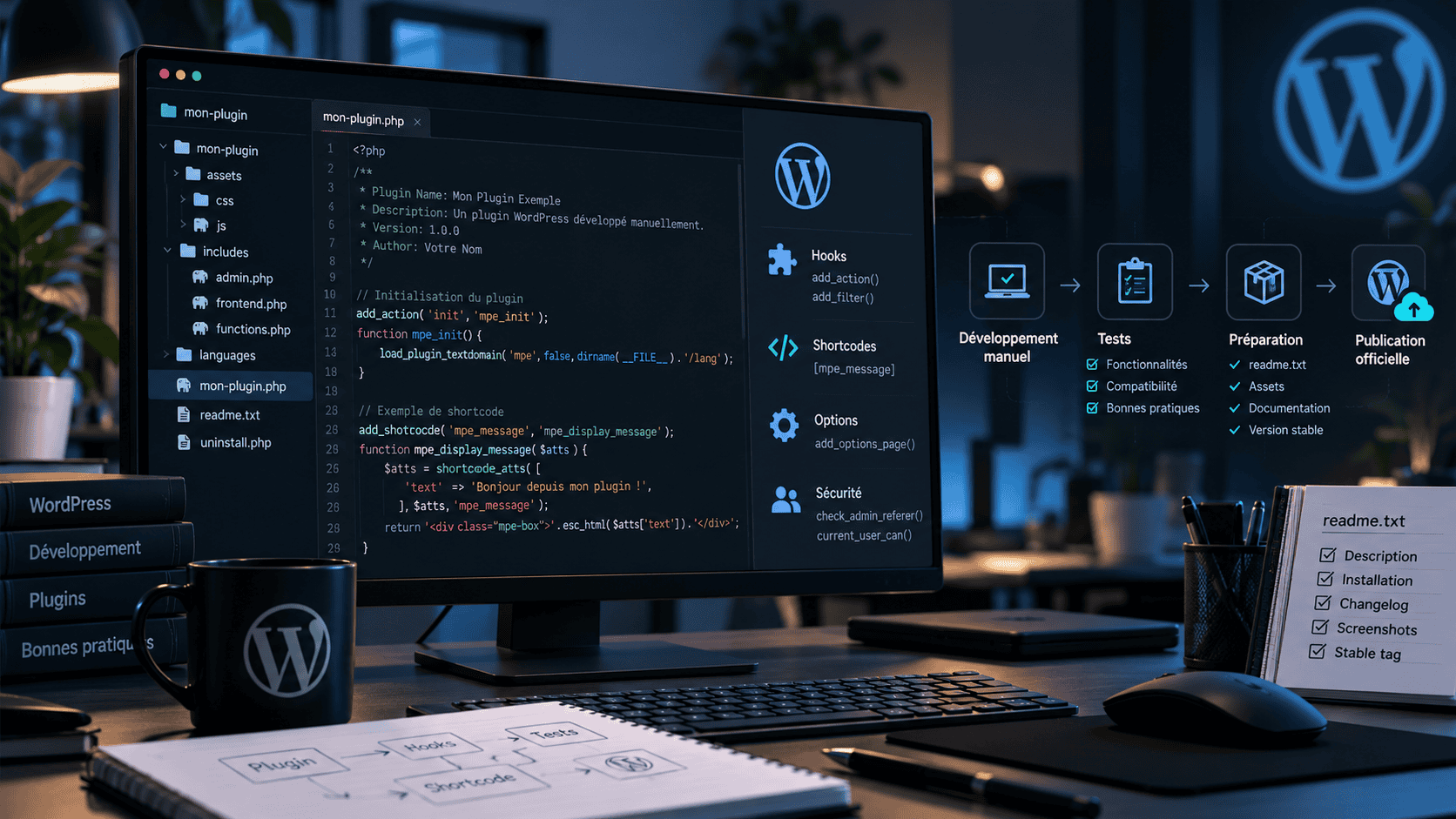 Créer un plugin WordPress de A à Z